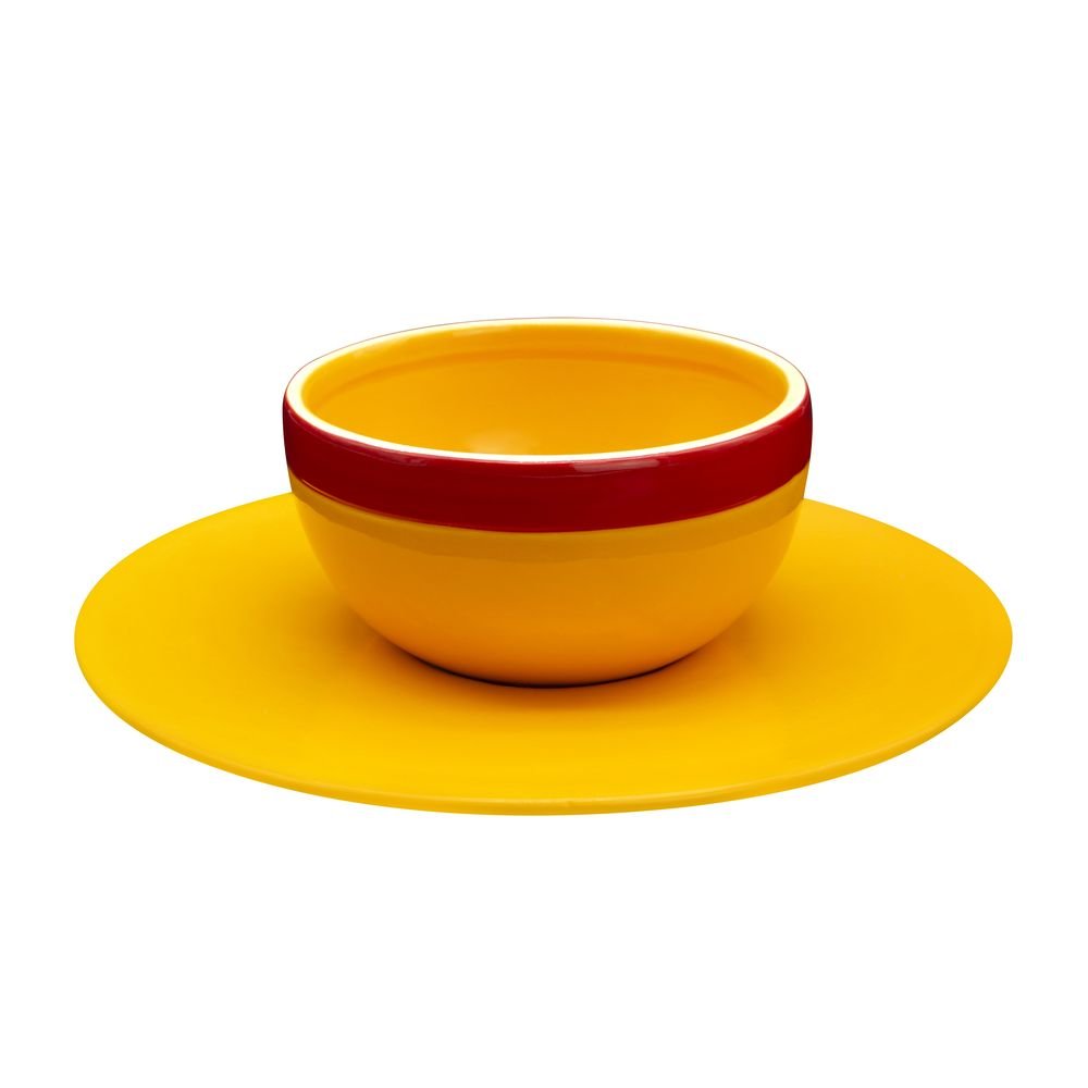 BOL Y PLATO SOMBRERO DE PAJA ONE PIECE.