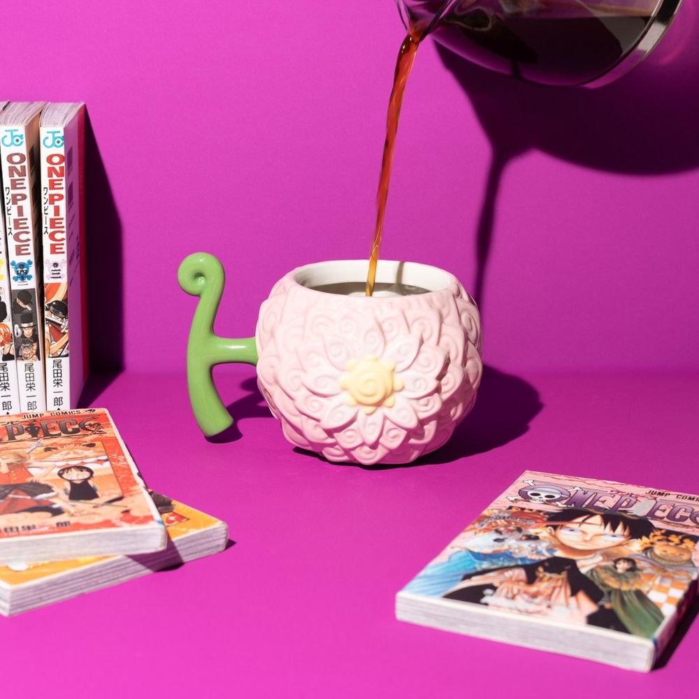 TAZA 3D ONE PIECE NETFLIX FRUTA FLOWER-FLOWER.