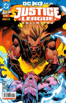 ALL IN JUSTICE LEAGUE UNLIMITED 14 ( DC K.O. TIE-IN ).