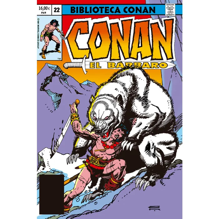 BIBLIOTECA CONAN. CONAN EL BARBARO 22 EL HABITANTE DE LAS PROFUNDIDADES.