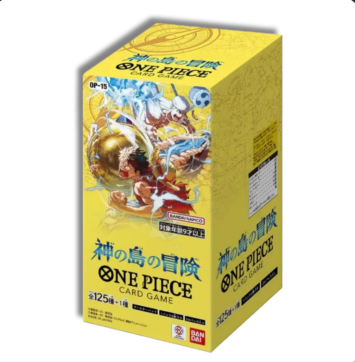 One Piece Adventure on Kami’s Island (OP-15) Booster Box.