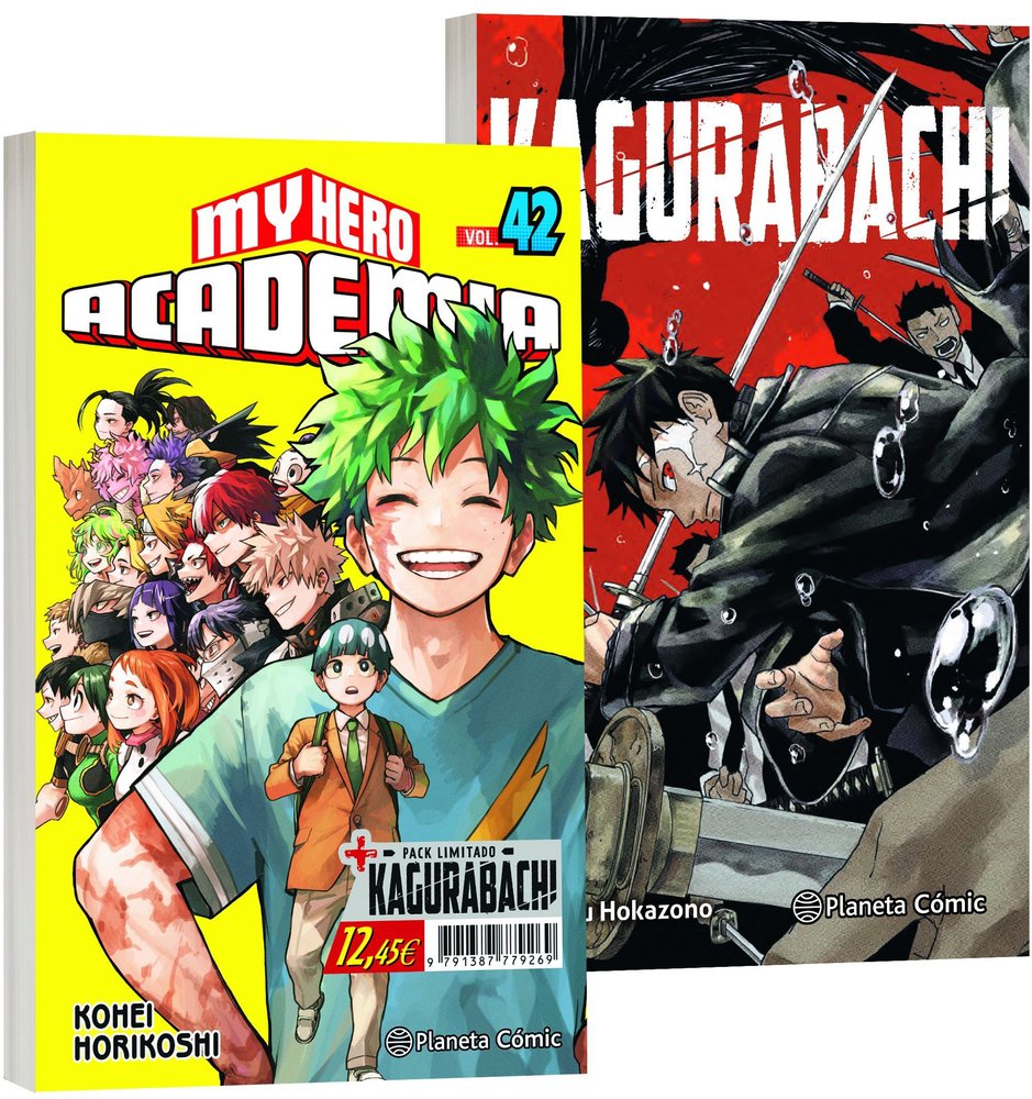MY HERO ACADEMIA 42 Y KAGURABACHI 1: PACK ESPECIAL