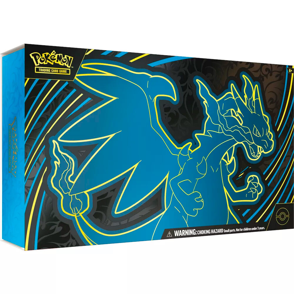 Estuche Ultra Premium cartas Mega-Charizard X Pokemon Latino.
