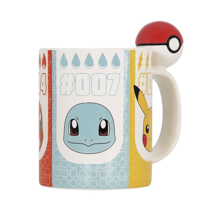 TAZA ASA 3D POKEBALL POKEMON.