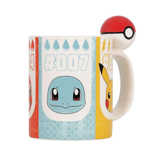TAZA ASA 3D POKEBALL POKEMON.