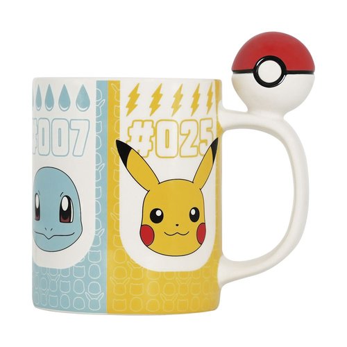 TAZA ASA 3D POKEBALL POKEMON.