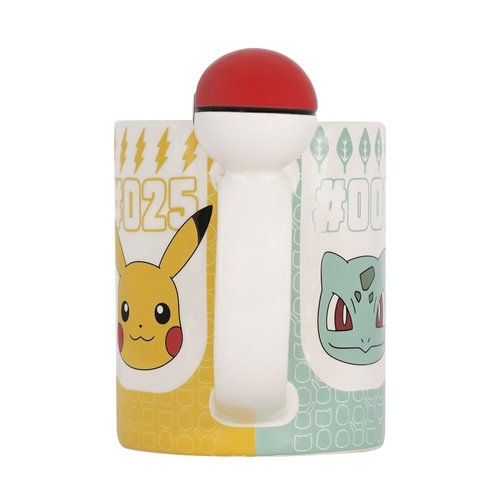 TAZA ASA 3D POKEBALL POKEMON.