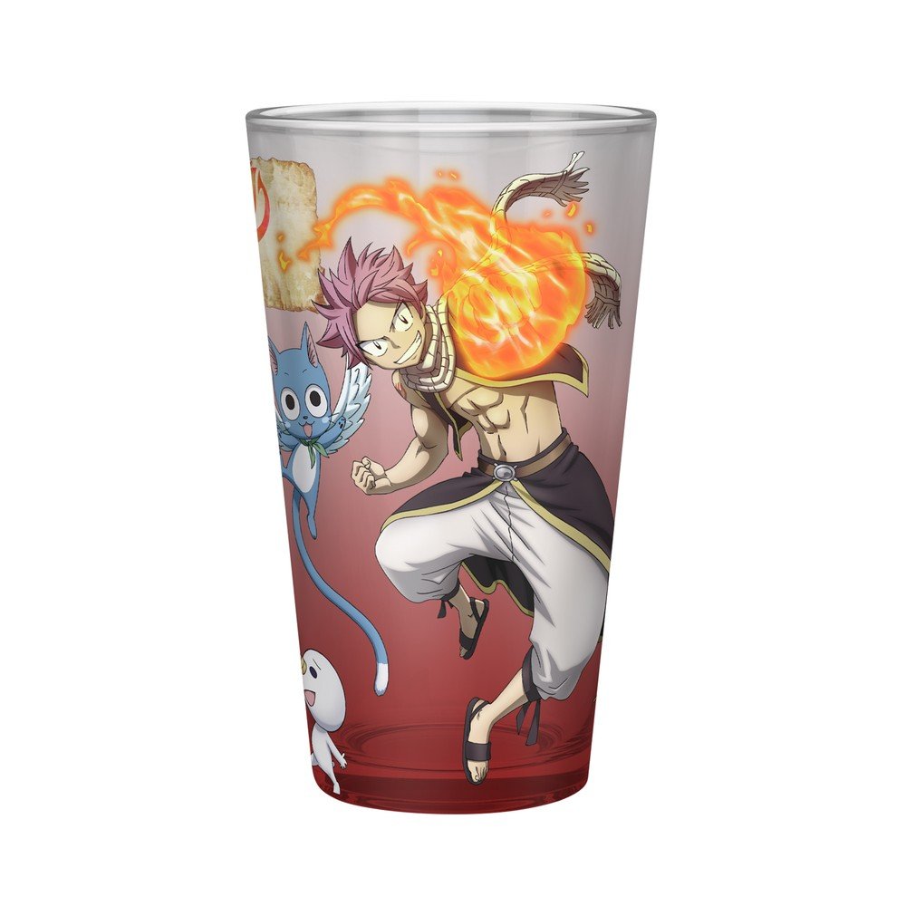VASO GRANDE 400ML NATSU LUCY HAPPY & PLUE S7 FAIRY TAIL.