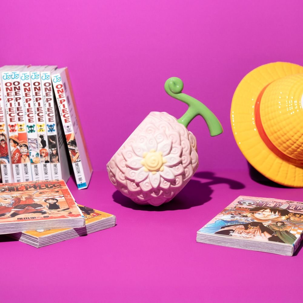 TAZA 3D ONE PIECE NETFLIX FRUTA FLOWER-FLOWER.