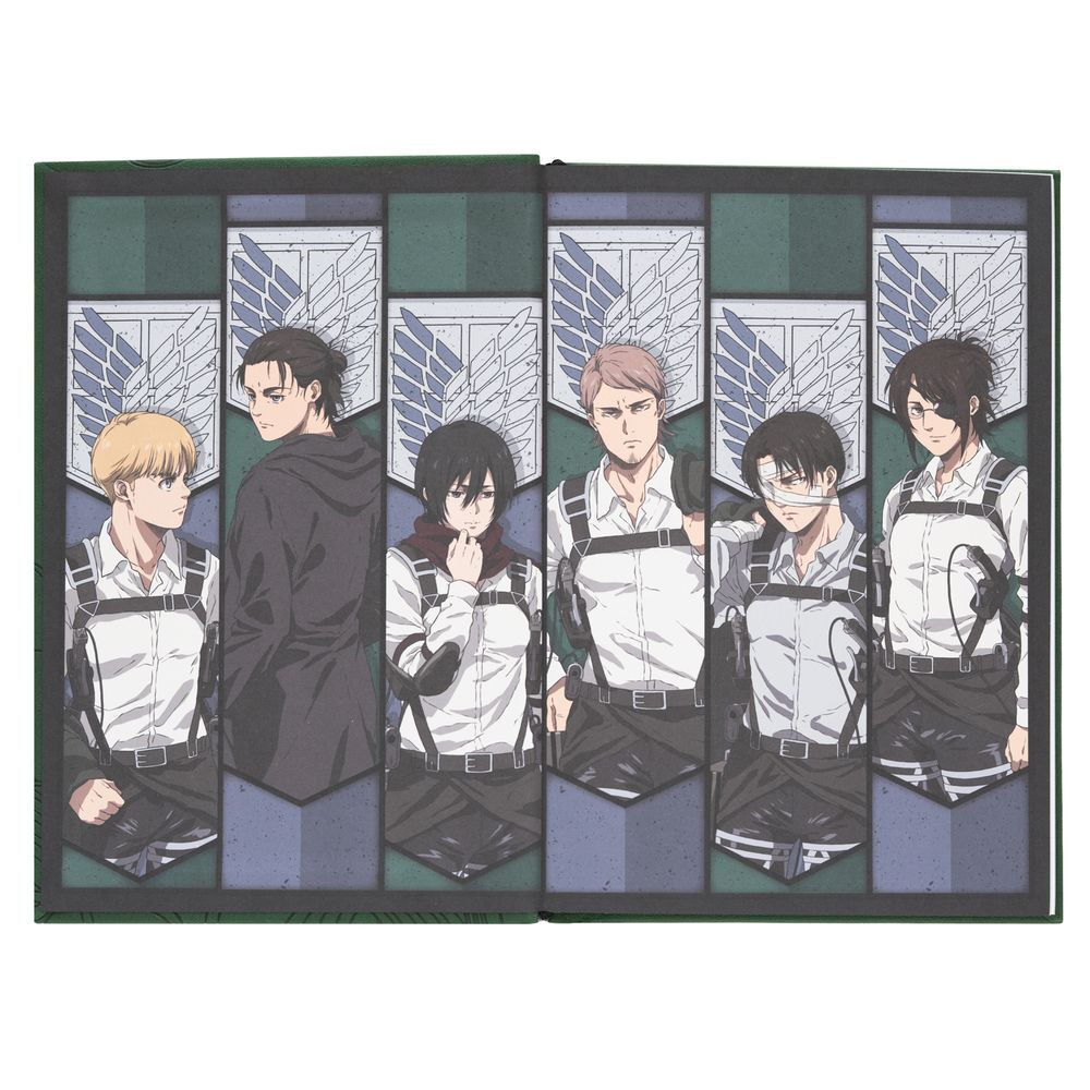Cuaderno premium A5 Attack on Titan.