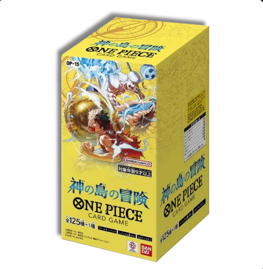 One Piece Adventure on Kami’s Island (OP-15) Booster Box.