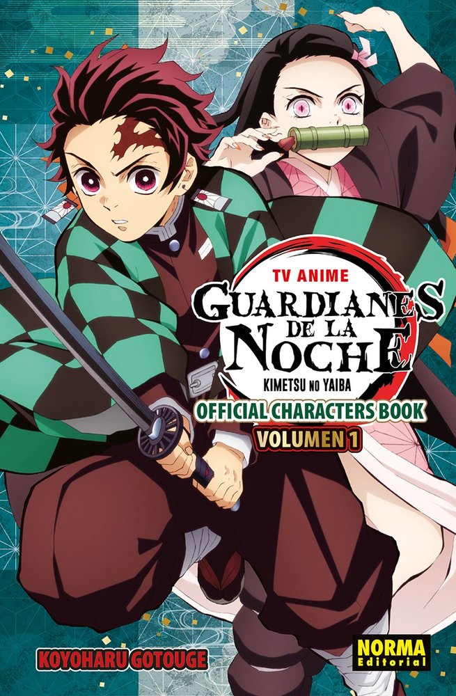 GUARDIANES DE LA NOCHE ANIME CHARACTER BOOK 01.