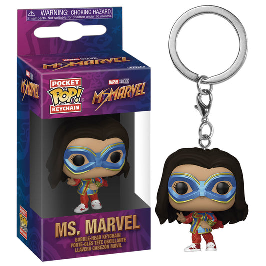 Llavero Pocket POP Marvel Ms. Marvel.