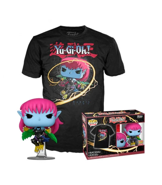 Funko POP & Tee Cyber Harpie Lady (Black) - S - Yu-Gi-Oh!.