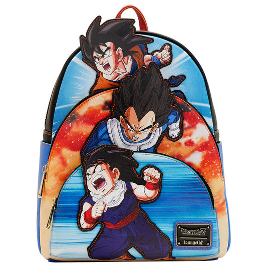 Mochila Trio Dragon Ball Z Loungefly 31cm.