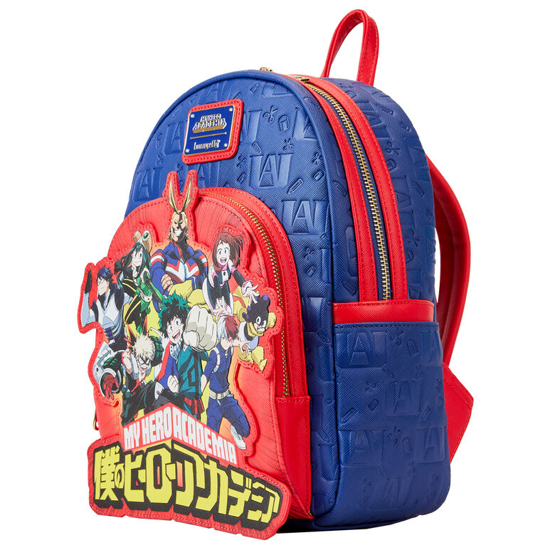 Mochila Group Debossed Logo My Hero Academia Loungefly 26cm.