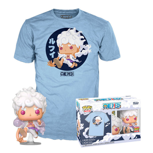 Set figura POP & Tee One Piece Luffy Fifth Gear.