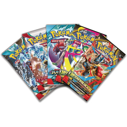 Blister cartas Mega Lucario Ex Pokemon español.