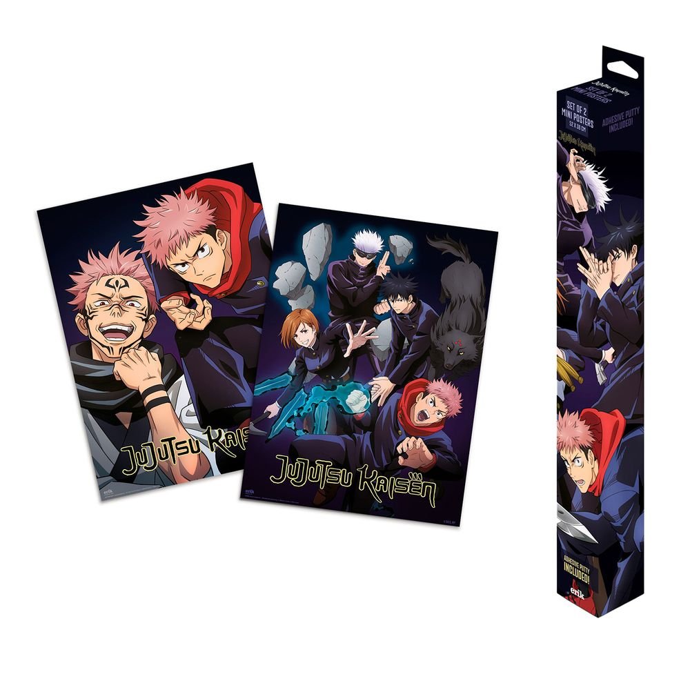 SET MINIPOSTERS JUJUTSU KAISEN.