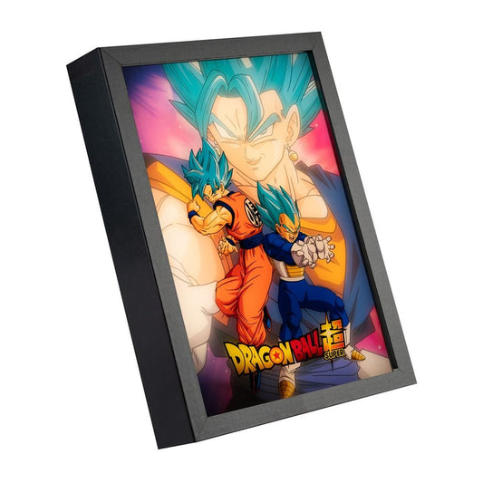 LAMINA LED ENMARCADA 21 X 32 CM DRAGON BALL SUPER.